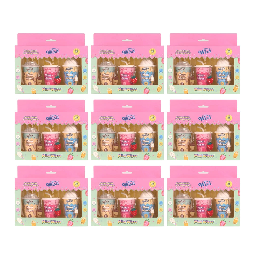 Wish Milky Treats Mini Wipes Exclusive Gift Set