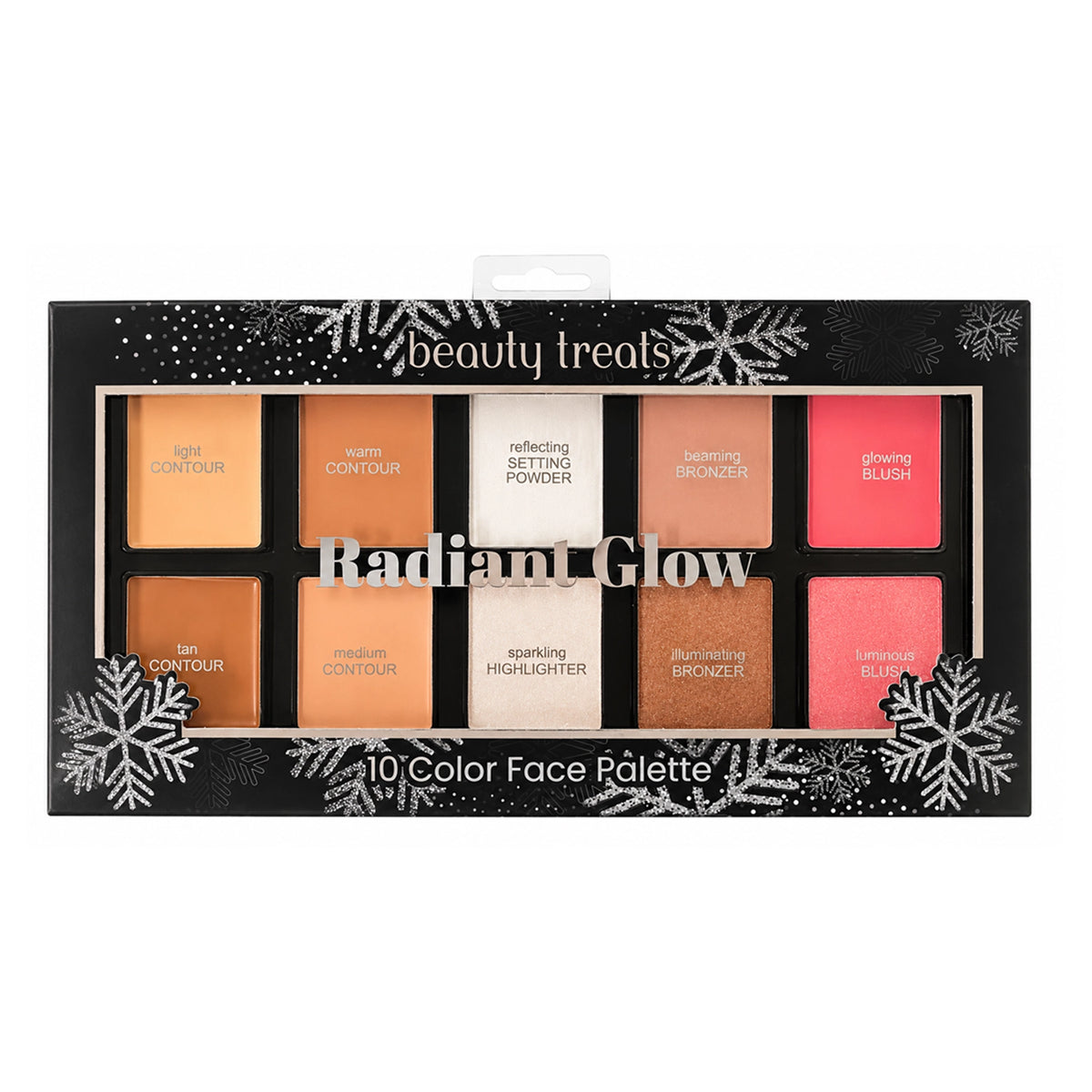 Beauty Treats - Radiant Glow 10-Color Face Palette