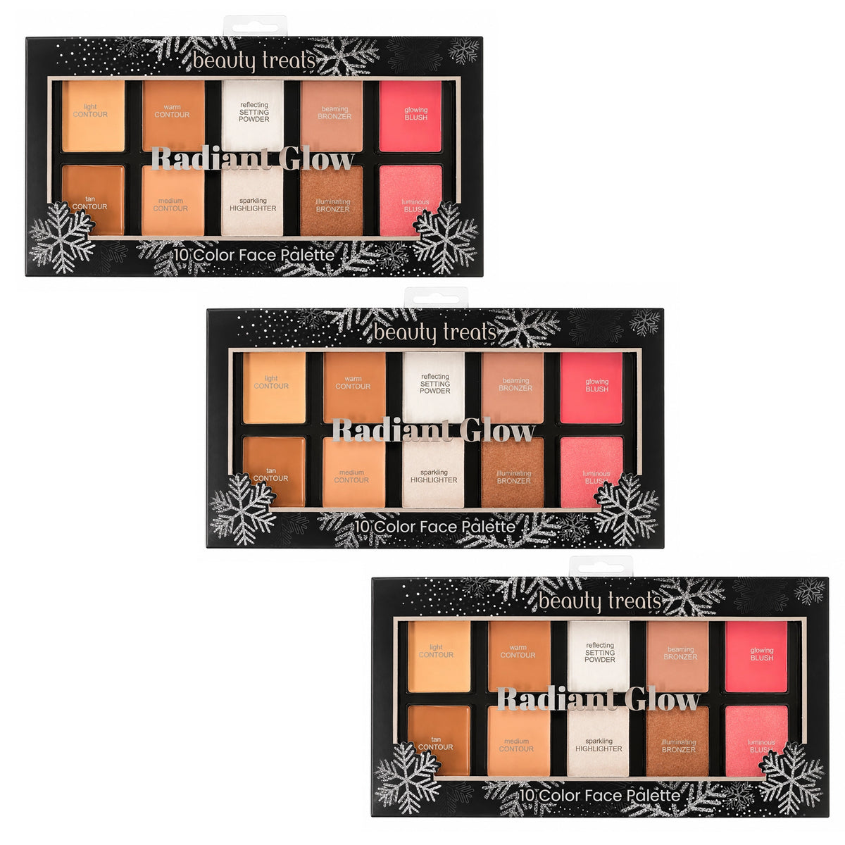 Beauty Treats - Radiant Glow 10-Color Face Palette