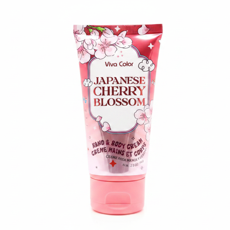 Viva Color Japanese Cherry Blossom Hand & Body Cream (2.5 oz)