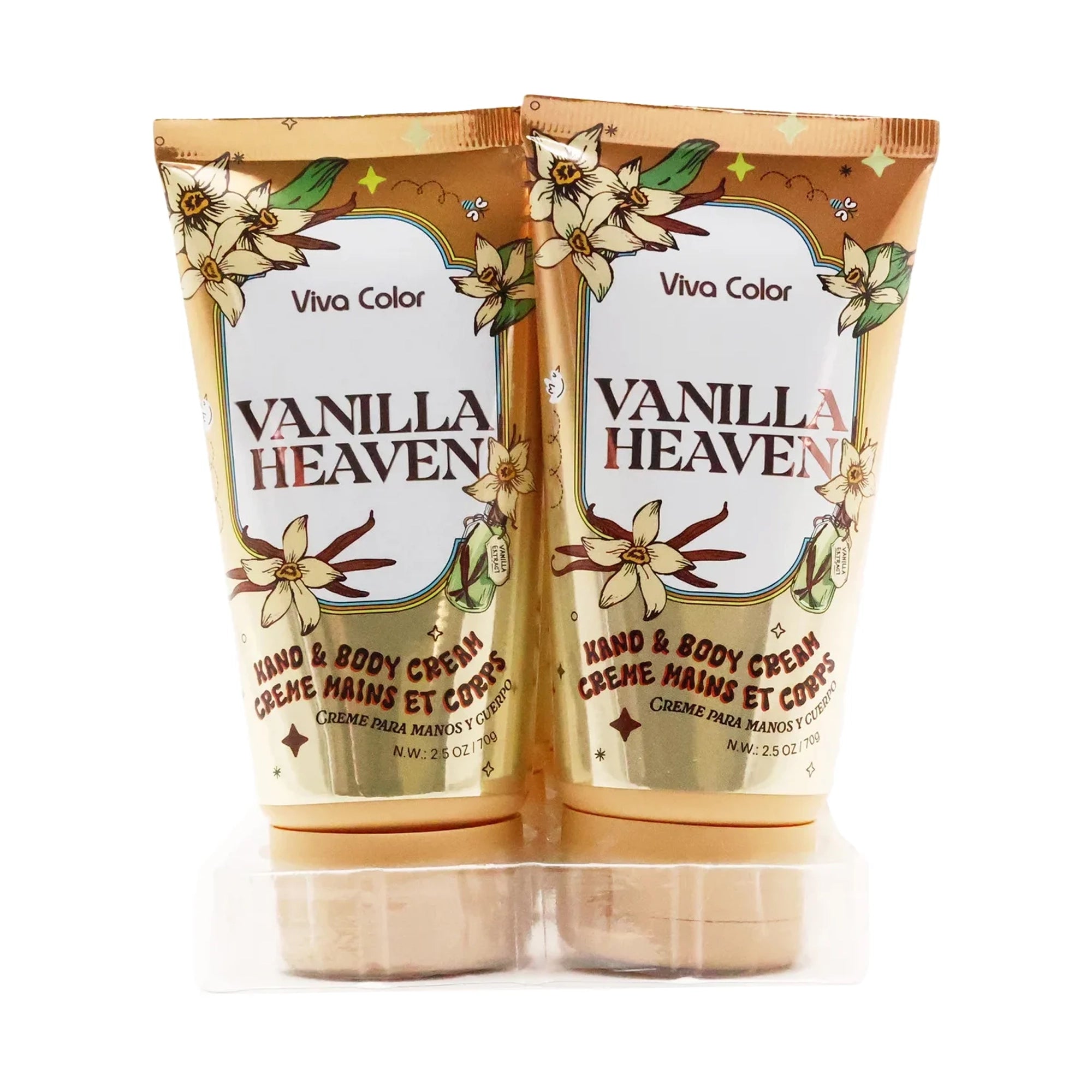 Vanilla Heaven: Viva Color Luxury Hand & Body Cream (2.5 oz)
