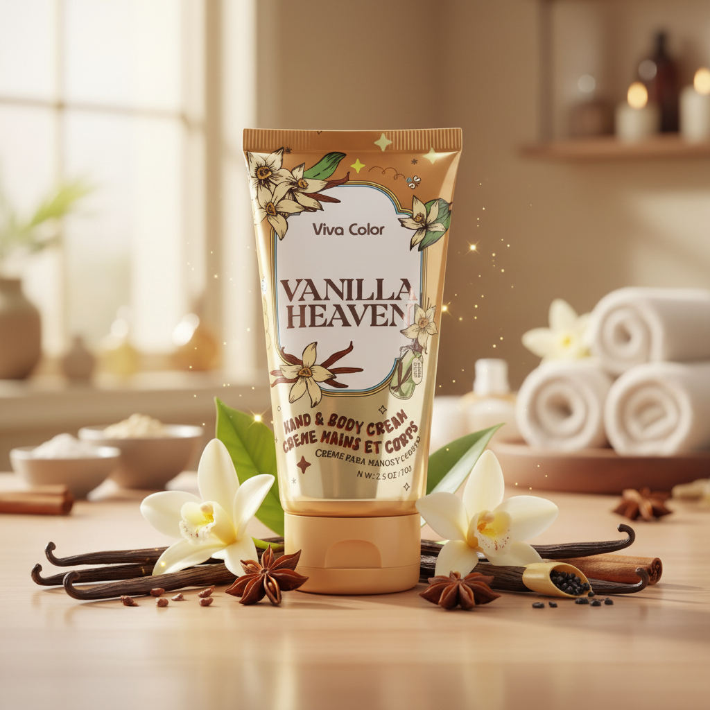 Vanilla Heaven: Viva Color Luxury Hand & Body Cream (2.5 oz)