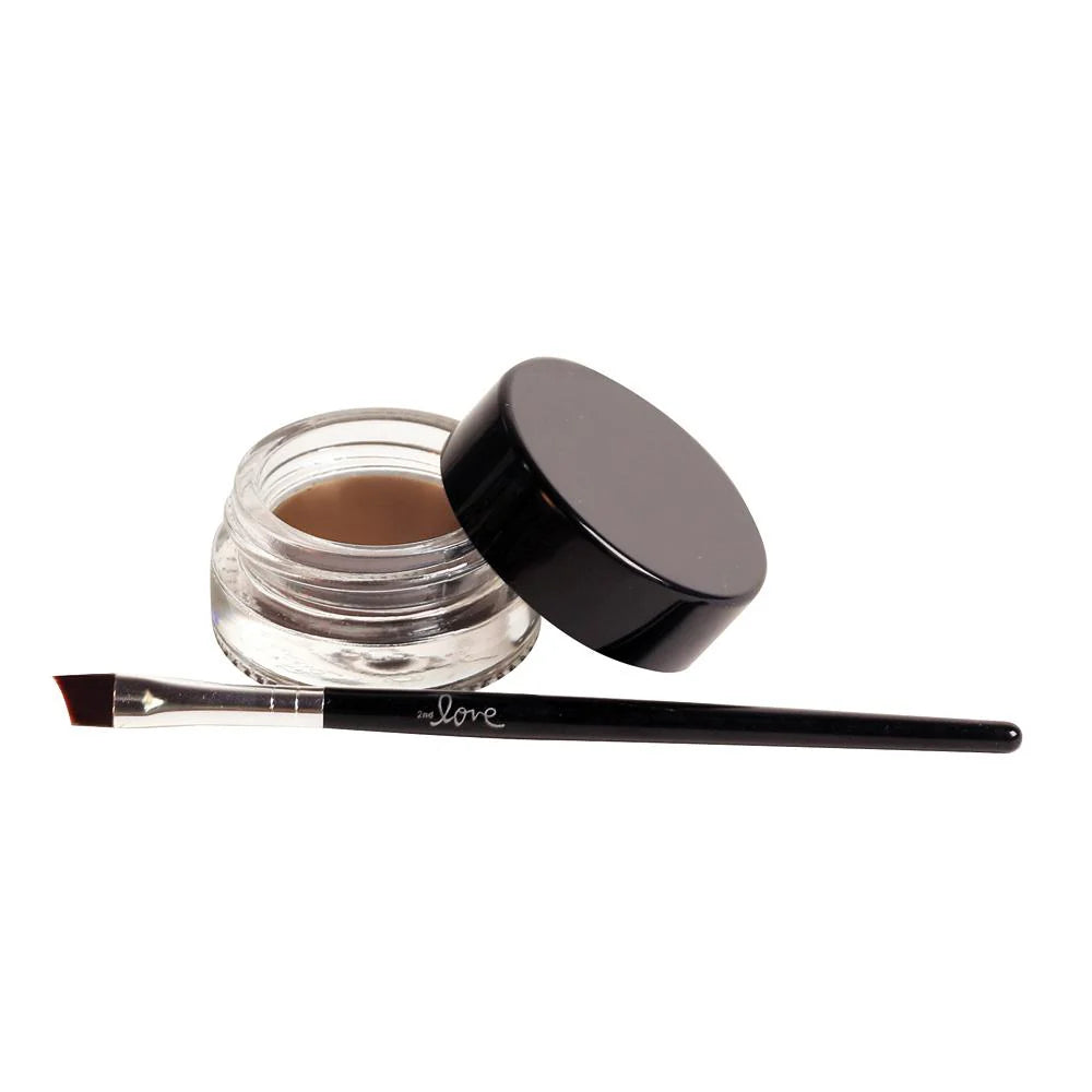 2nd Love Eyebrow Gel & Brush - Soft Brown