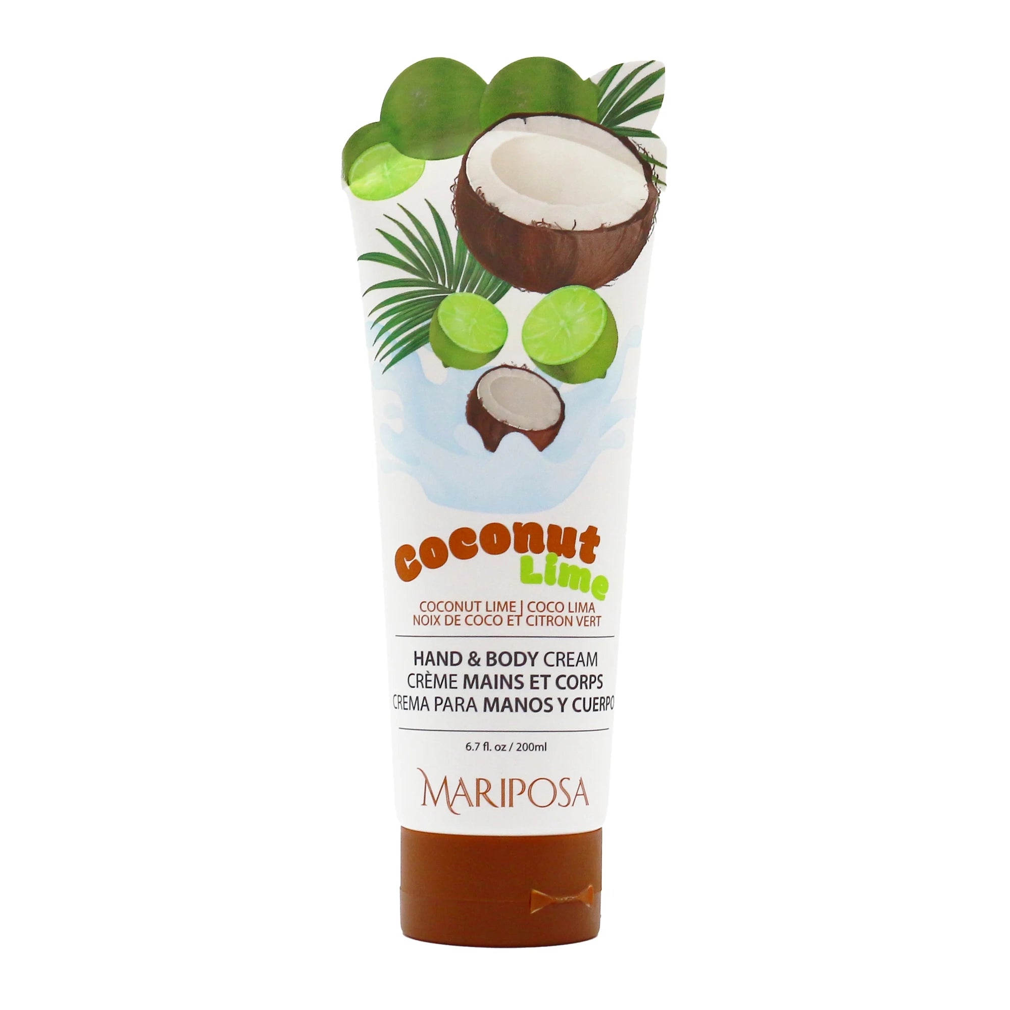 Mariposa Coconut Lime Hand & Body Cream – Refreshing Tropical Moisturizer (6.7 fl oz)
