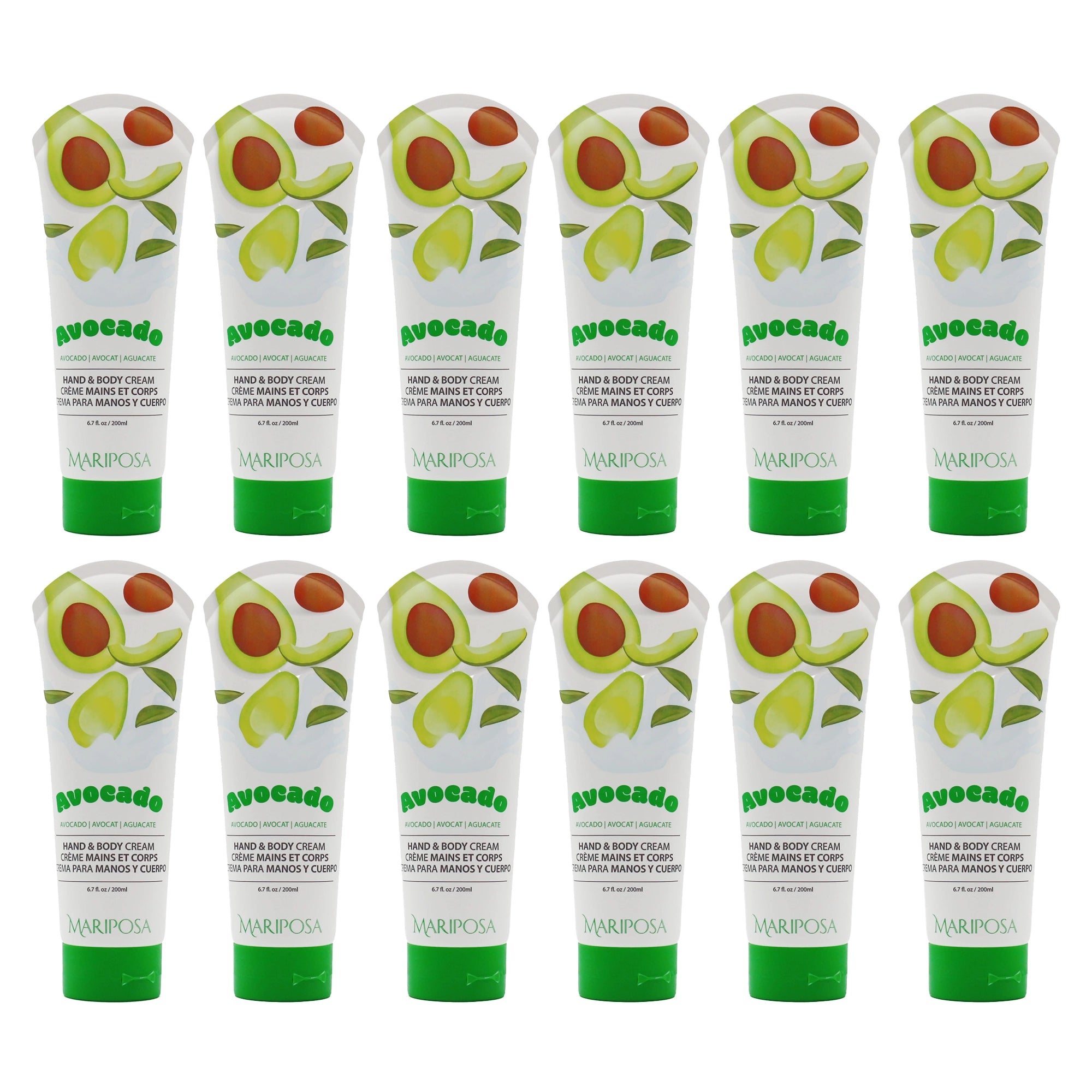 Mariposa Avocado Hand & Body Cream - Deep Moisturizing Lotion (6.7 fl oz)