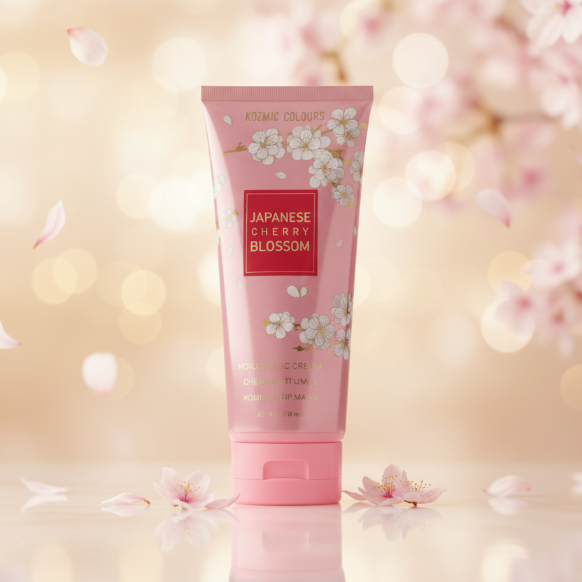 Kozmic Colours Japanese Cherry Blossom Hand and Body Cream (200ml)