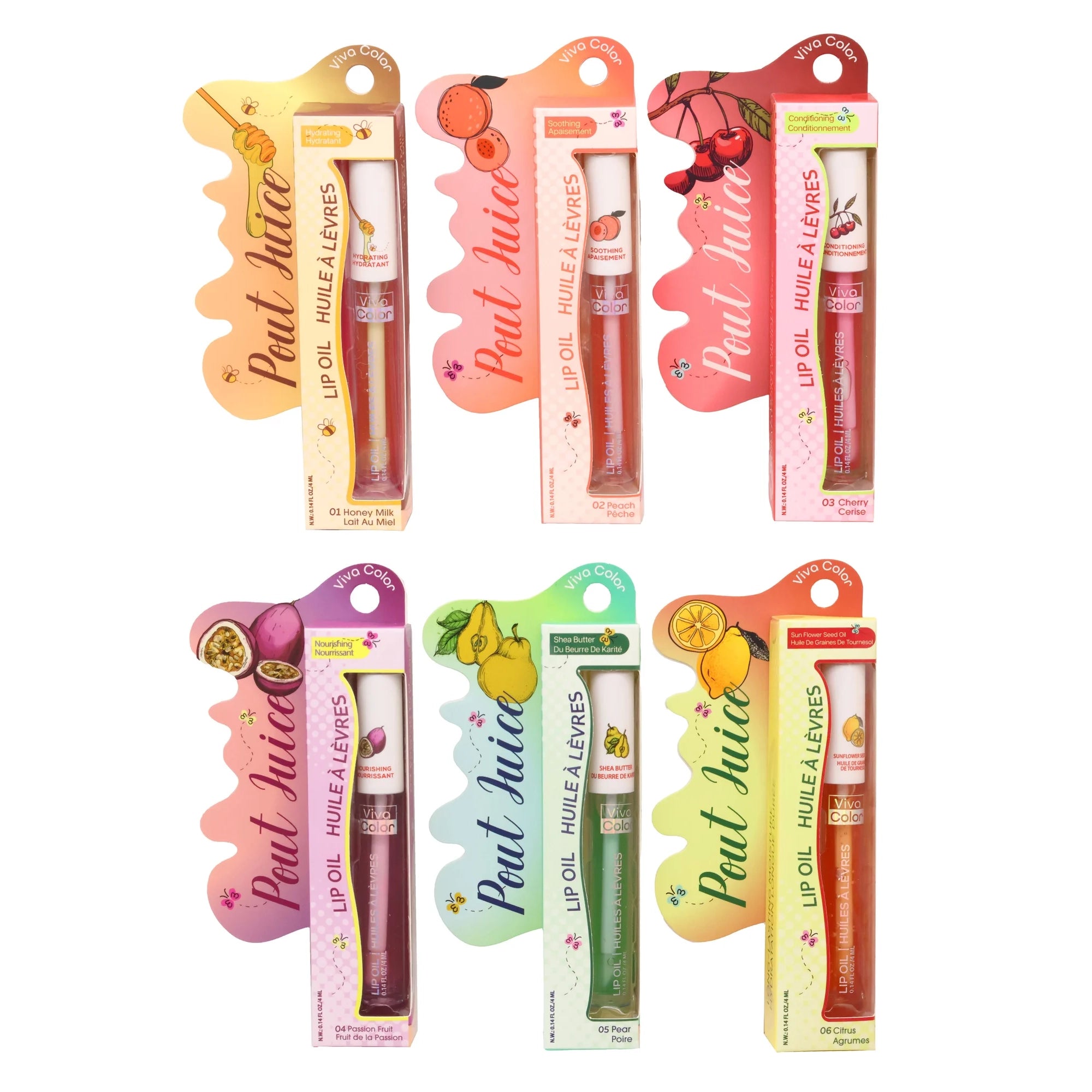 Viva Color Pout Juice Lip Oil - Nourishing & Hydrating Gloss