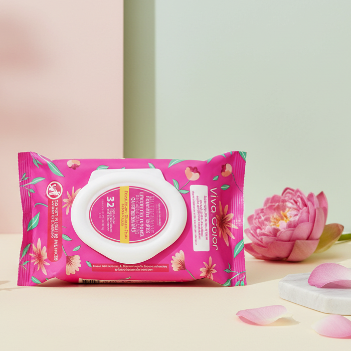 Viva Color Daily Freshening Feminine Wipes – Fresh Scent (32 Count) (84293)