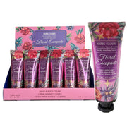 Kozmic Colours Floral Escapade Hand & Body Cream Bulk Display – 24-Piece Set (1.0 oz / 30ml Each)