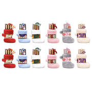 Kozmic Colors Holiday Lip Gloss Set – Assorted Festive Shades with Plush Christmas Stocking Gift Packaging