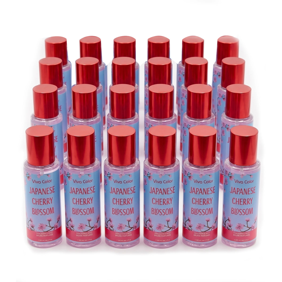 Viva Color Japanese Cherry Blossom Fragrance Mist – Floral Scented Body Spray, 100 mL / 3.1 fl oz