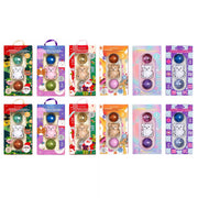 Viva Color Bear-Shaped Moisturizing Lip Balm Set – Cute 3-Piece Lip Care Collection, Assorted Designs