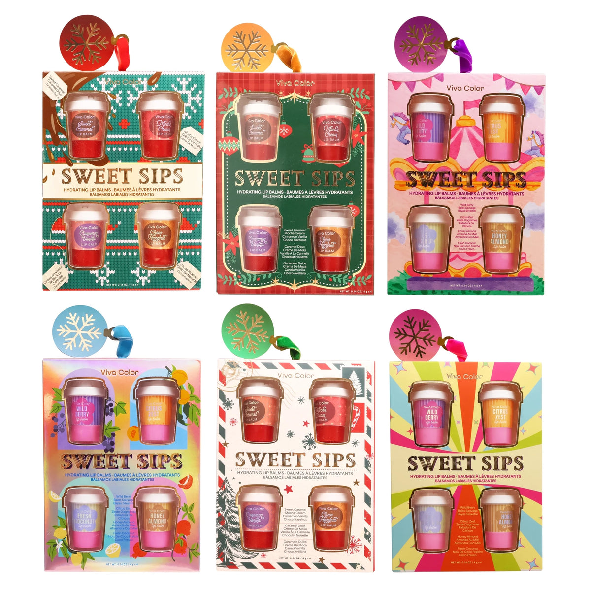 Viva Color Sweet Lips Hydrating Lip Balm – Assorted Flavors & Moisturizing Lip Care