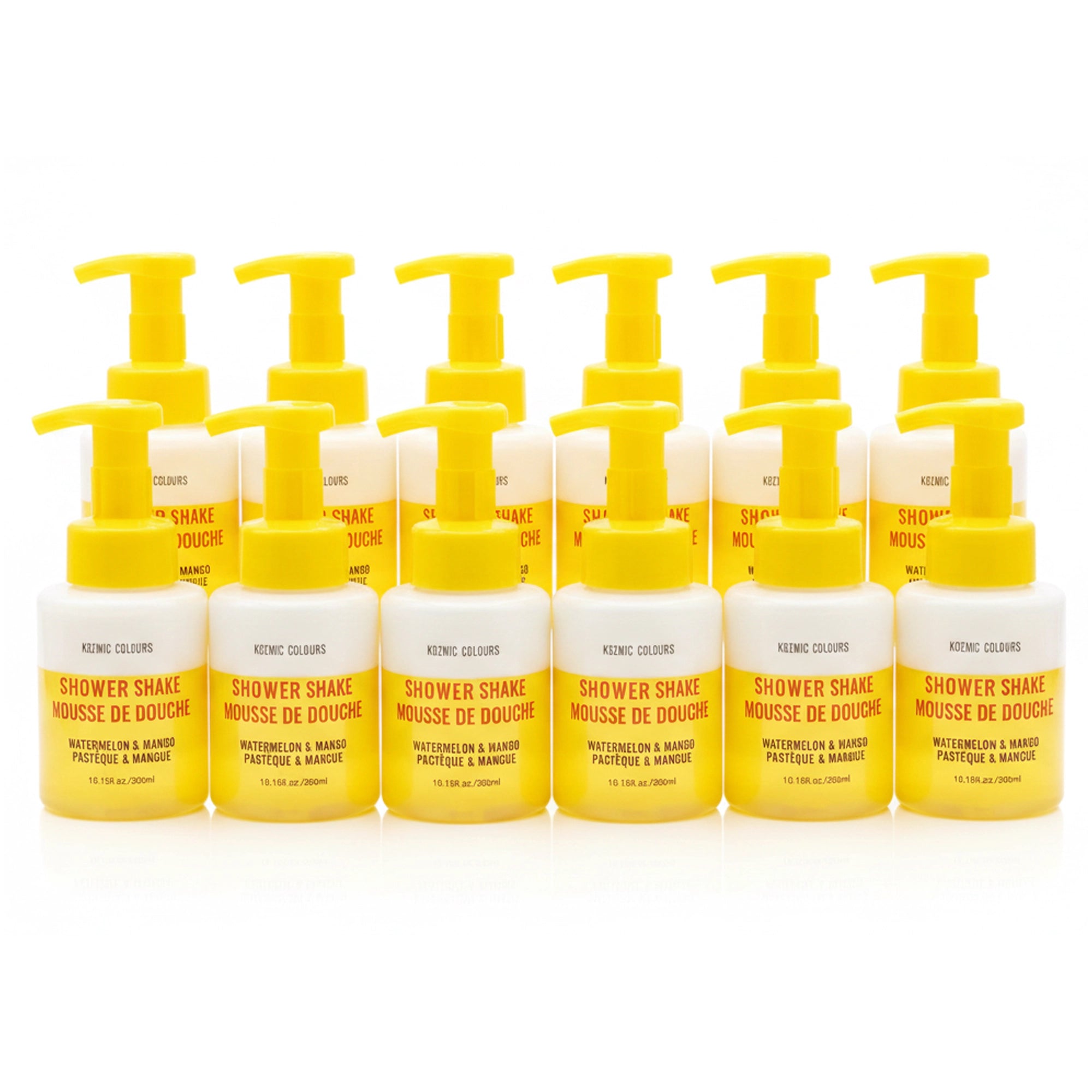 Kozmic Colours Watermelon & Mango Shower Shake – Moisturizing Foaming Body Mousse (300ml)