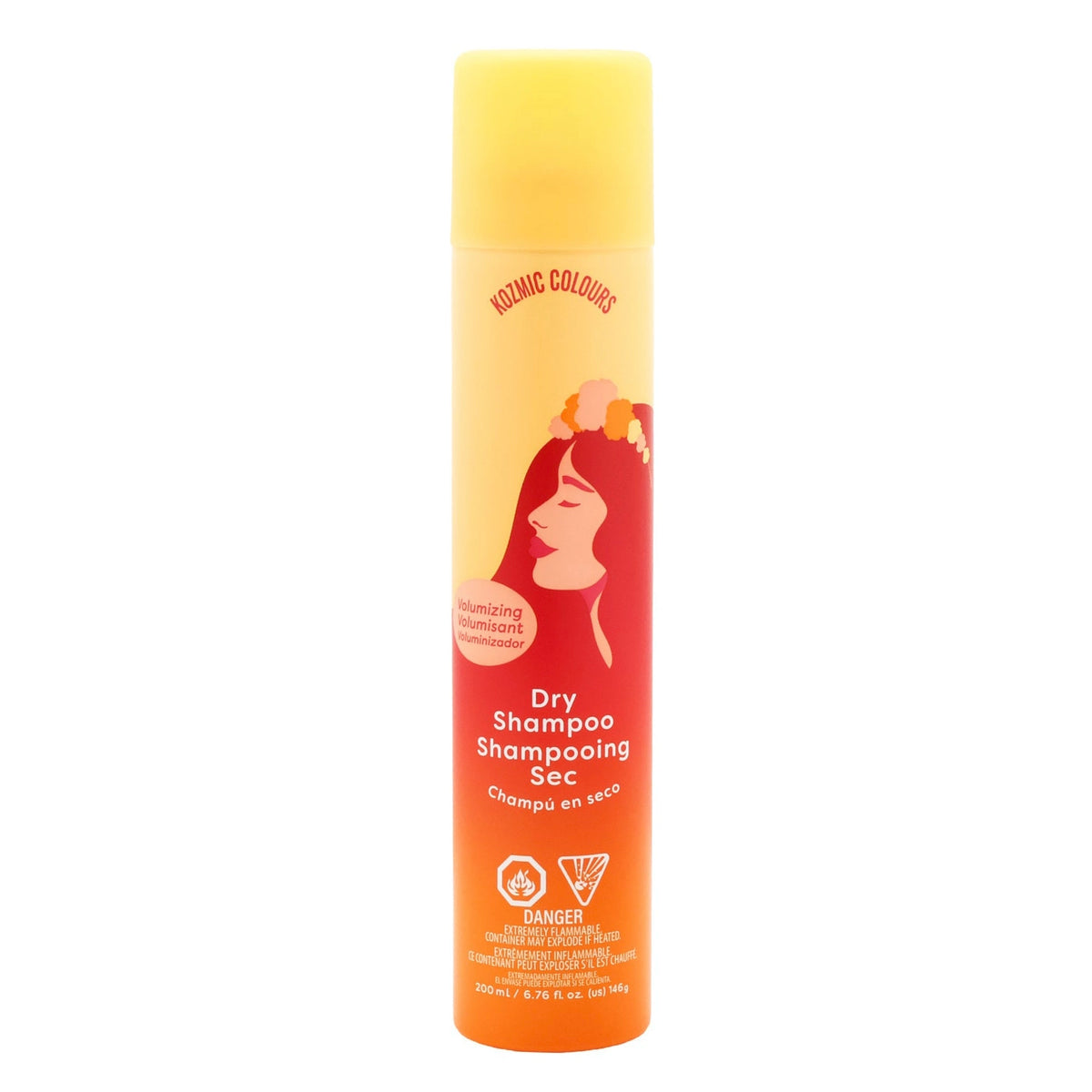 Kozmic Colours Volumizing Dry Shampoo Spray – 200ml / 6.76 fl oz