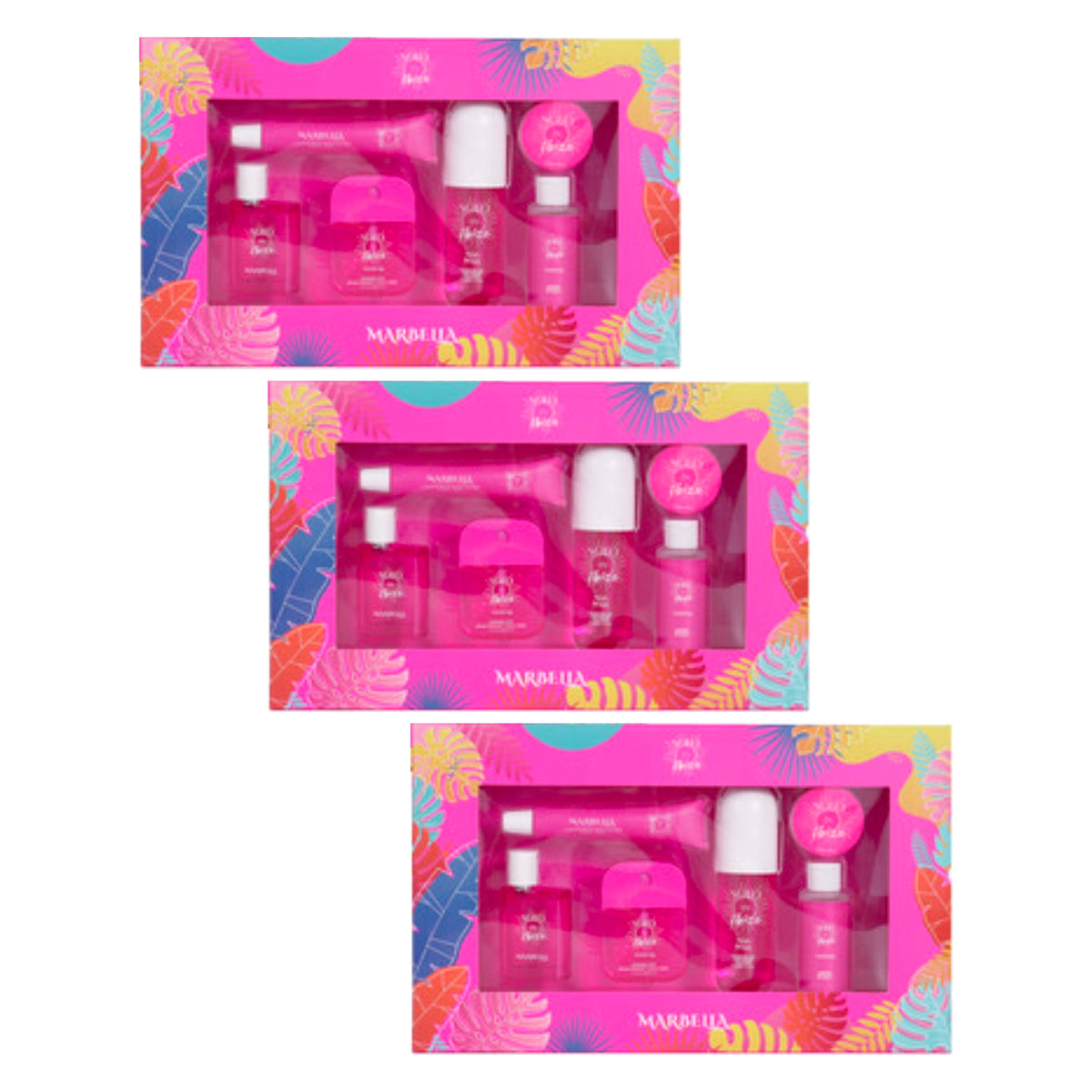 Solo en Ibiza Marbella Luxury Beauty & Fragrance Gift Set – Multi-Piece Tropical Body Care & Scent Collection in Gift Box