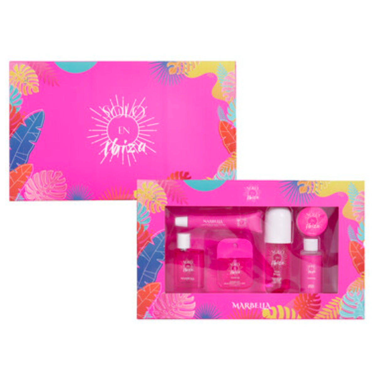 Solo en Ibiza Marbella Luxury Beauty & Fragrance Gift Set – Multi-Piece Tropical Body Care & Scent Collection in Gift Box