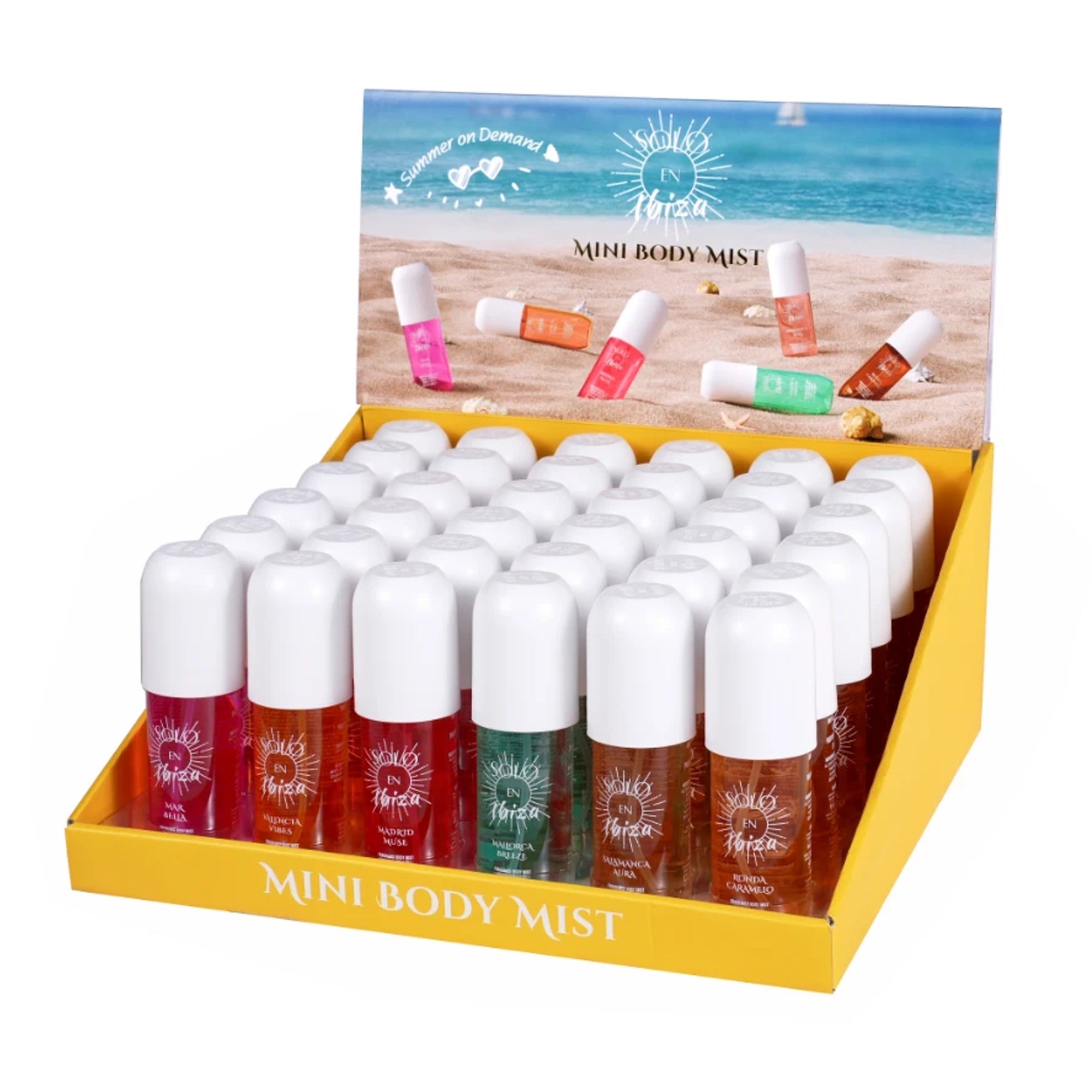 Solo En Ibiza Mini Body Mist Spray (3.0 fl oz / 90ml) – Travel Size Summer Fragrance
