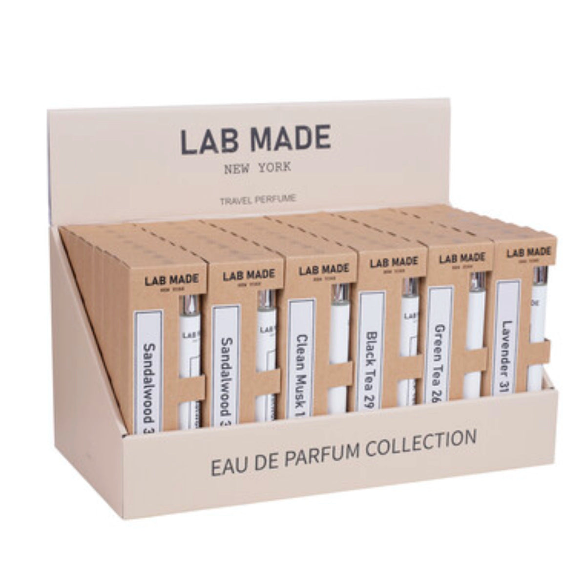 LAB MADE NEW YORK Eau De Parfum Travel Perfume for Women (35ml / 1.18 oz) – Pocket Fragrance Spray Assortment with PDQ