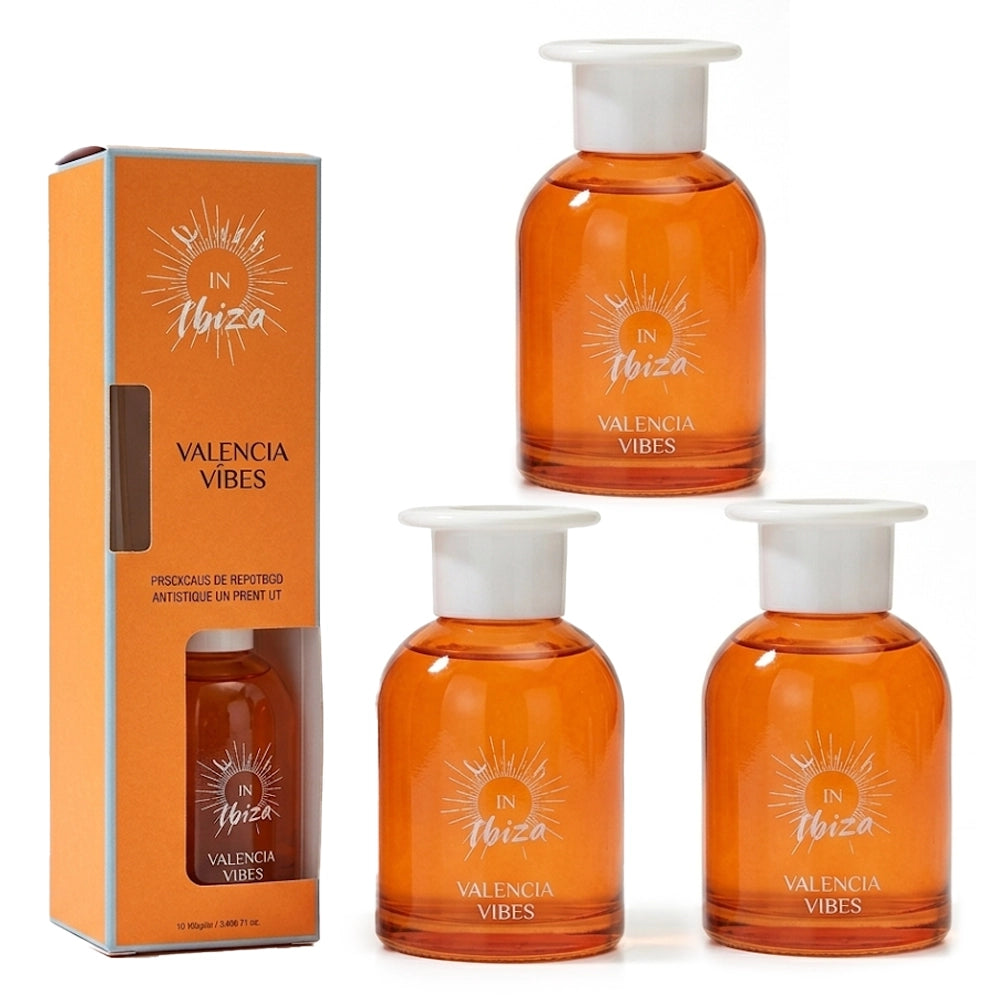 Solo En Ibiza - "Valencia Vibes" Glass Reed Diffuser 4.06OZ/120 mL