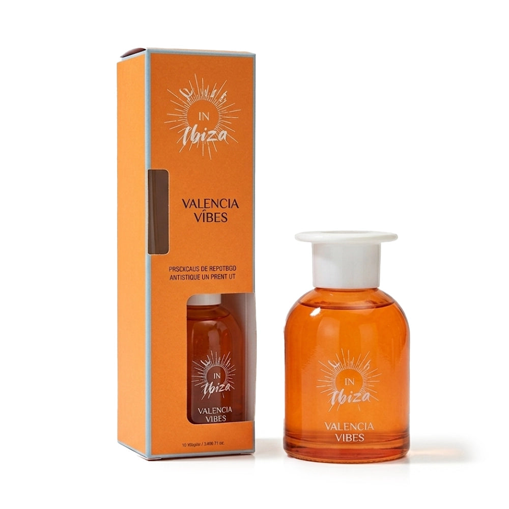 Solo En Ibiza - "Valencia Vibes" Glass Reed Diffuser 4.06OZ/120 mL