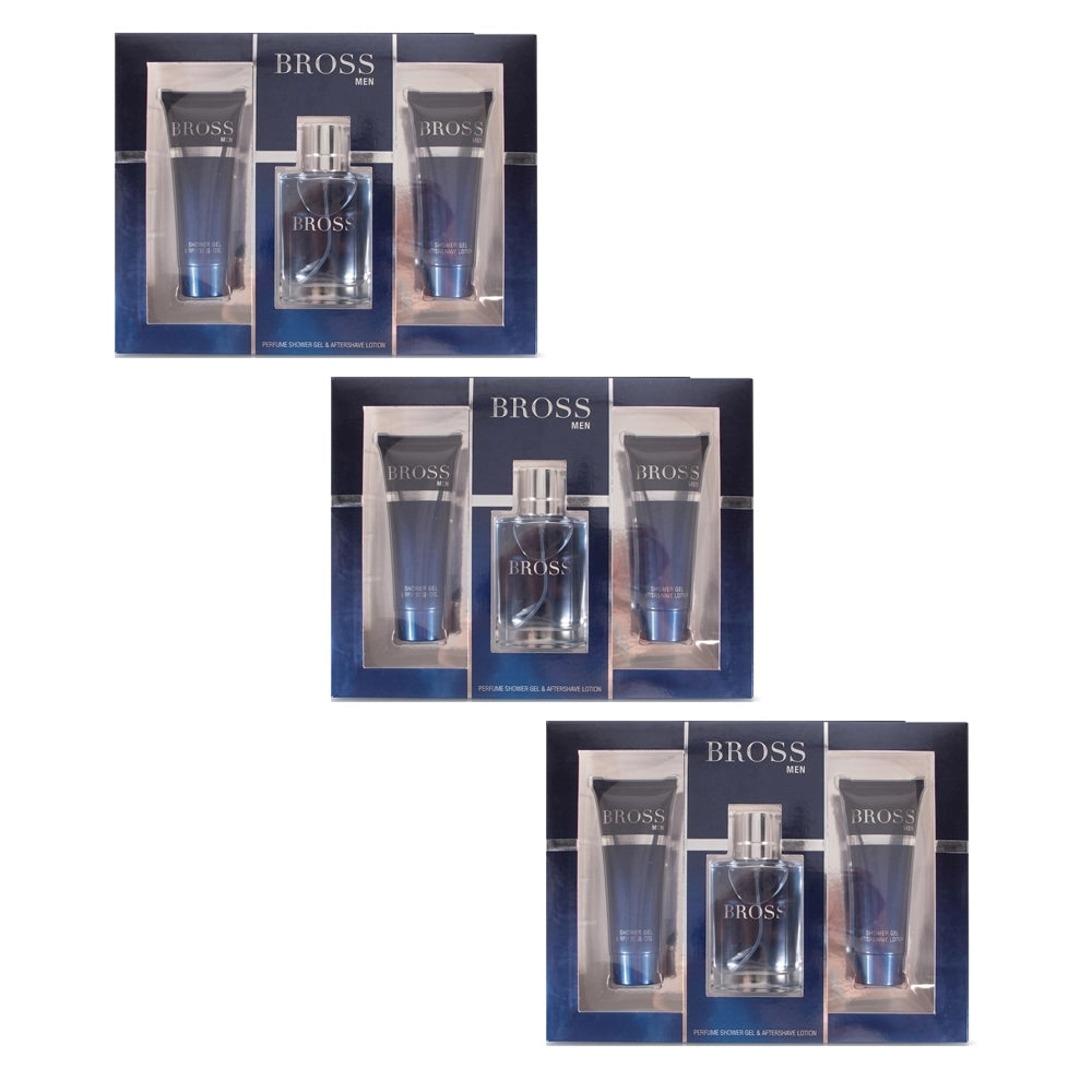 Bross Men’s 3-Piece Fragrance Gift Set MSA88519