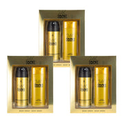24K GOLD Men's Fragrance Grooming Gift Set – 200ml / 6.8 fl oz Body Spray & Body Wash - Fragrance Dupe