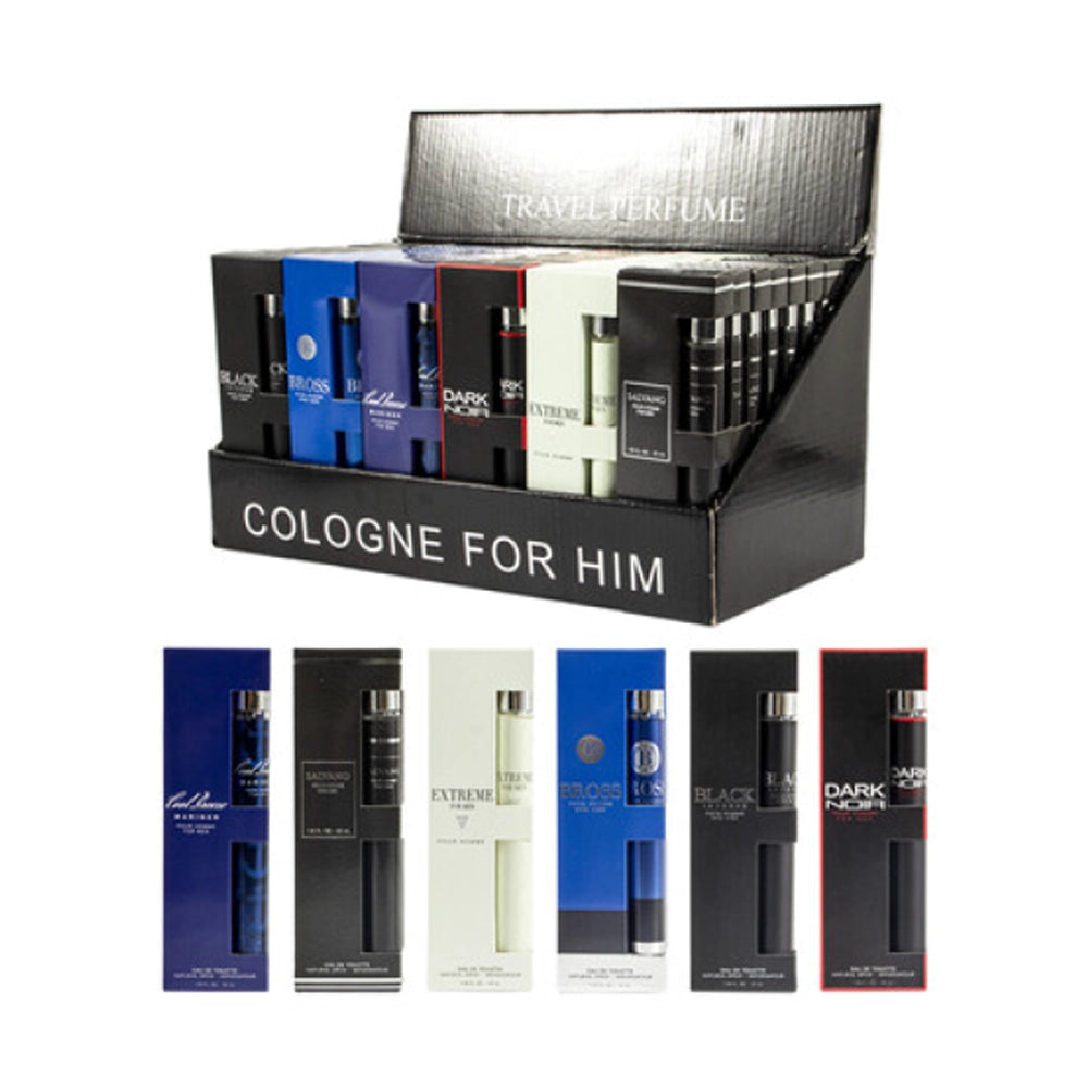 Men's Cologne 1.18oz Travel Perfume Display