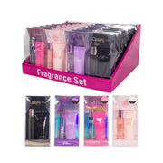 Women's 2-Piece Fragrance Set Stocking Stuffer PDQ Display – 8ml Eau de Parfum & 25ml Body Lotion Gift Sets (88816)