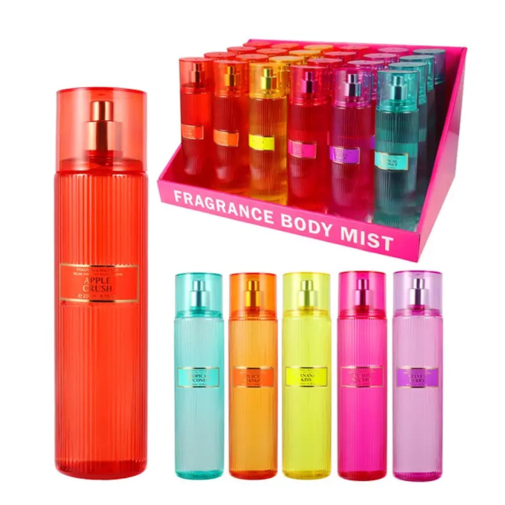 Fruity Fragrance Body Mist Perfume Spray Set (236ml / 8 fl oz) – Long-Lasting Fresh Scent Body Spray for Women
