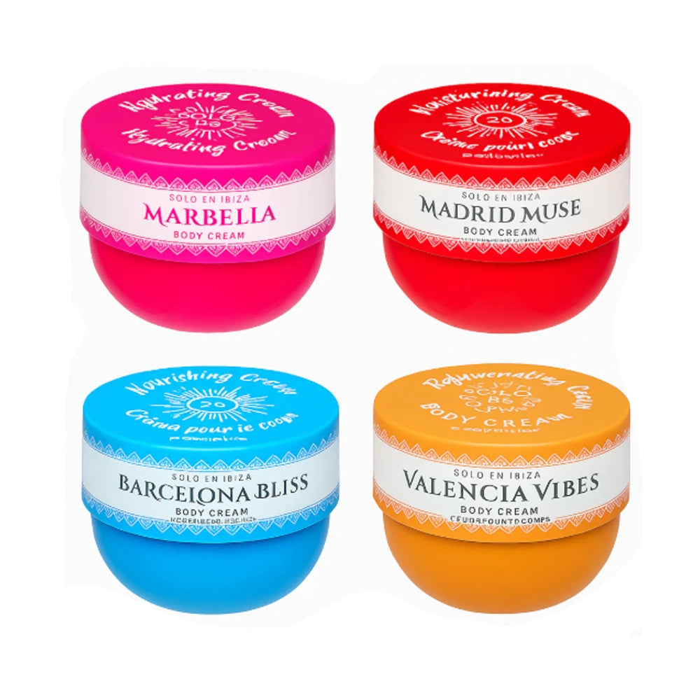 SOLO EN IBIZA - Body Cream Display Assorted  8fl.oz/236g
