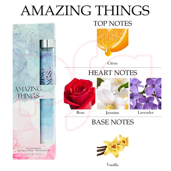 Women's Inspiration Travel Perfume | 6 Scents | 1.18 oz/ 35 ml