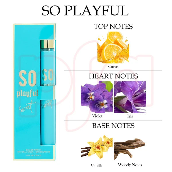 Women's Inspiration Travel Perfume | 6 Scents | 1.18 oz/ 35 ml