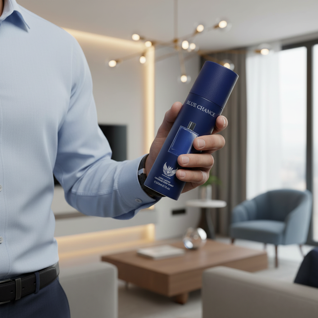Blue Chance by Millionaire – Perfumed Body Spray for Men - Affordable Fragrance Dupe (200ml / 6.7 fl.oz.)