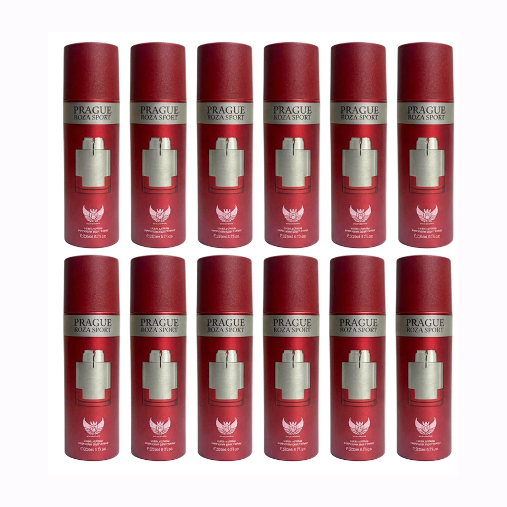 Prague Roza Sport Perfumed Body Spray for Men & Women - 200ml (6.7 fl.oz) - Affordable Fragrance Dupe