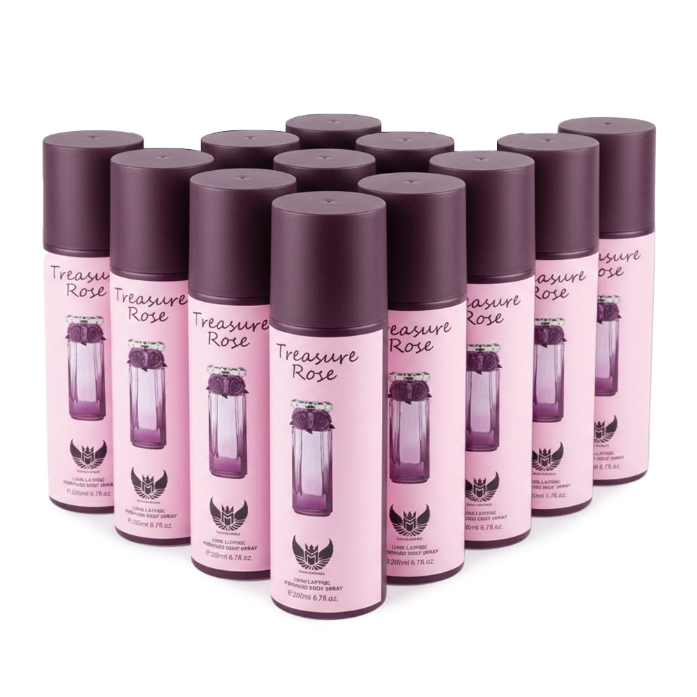 Millionaire Treasure Rose Long Lasting Perfumed Body Spray for Women - 200ml -Affordable fragrance dupe