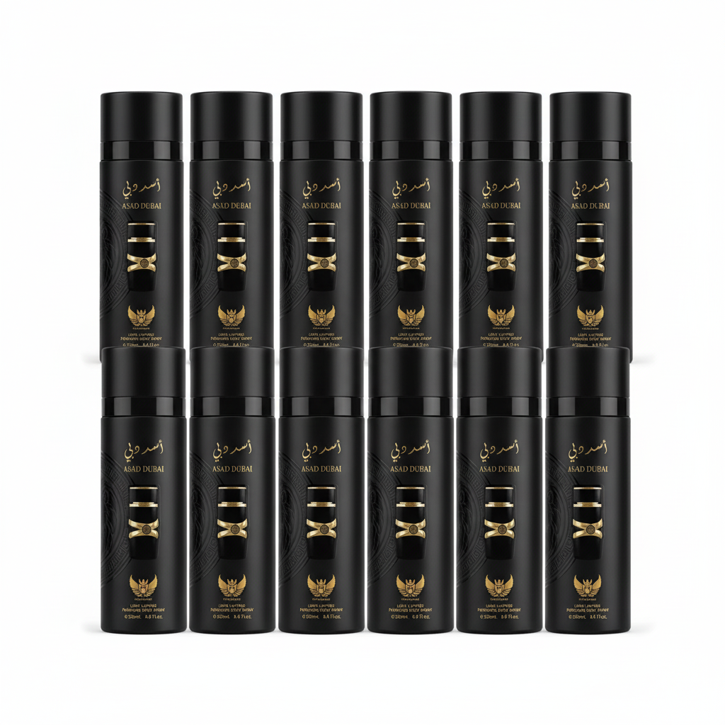 Asad Dubai Millionaire Long Lasting Perfumed Body Spray for Men – 200ml (6.6 Fl. Oz.) | Bold Oud & Spicy Scent - Affordable Fragrance Dupe