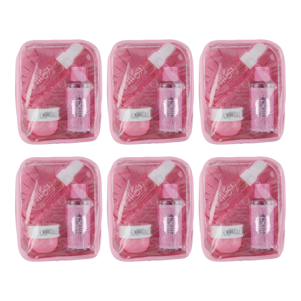 Solo En Ibiza Marbella Travel Bath & Body Gift Set – Perfume Mist, Bubble Bath & Body Butter