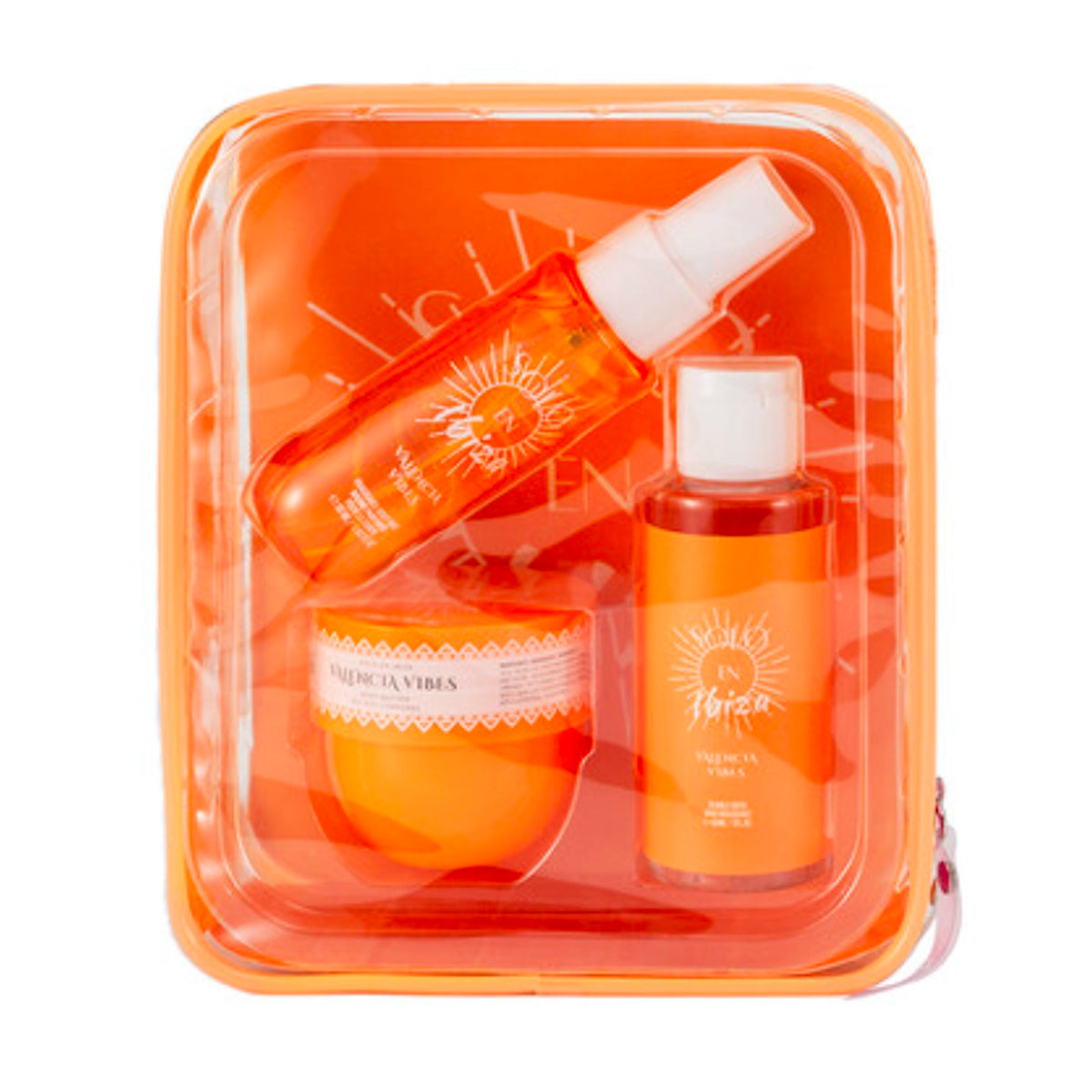 Solo En Ibiza Valencia Vibes 3-Piece Travel Body Care Set – Body Butter (1.76 fl oz), Bubble Bath (2 fl oz) & Body Mist (1.02 fl oz)