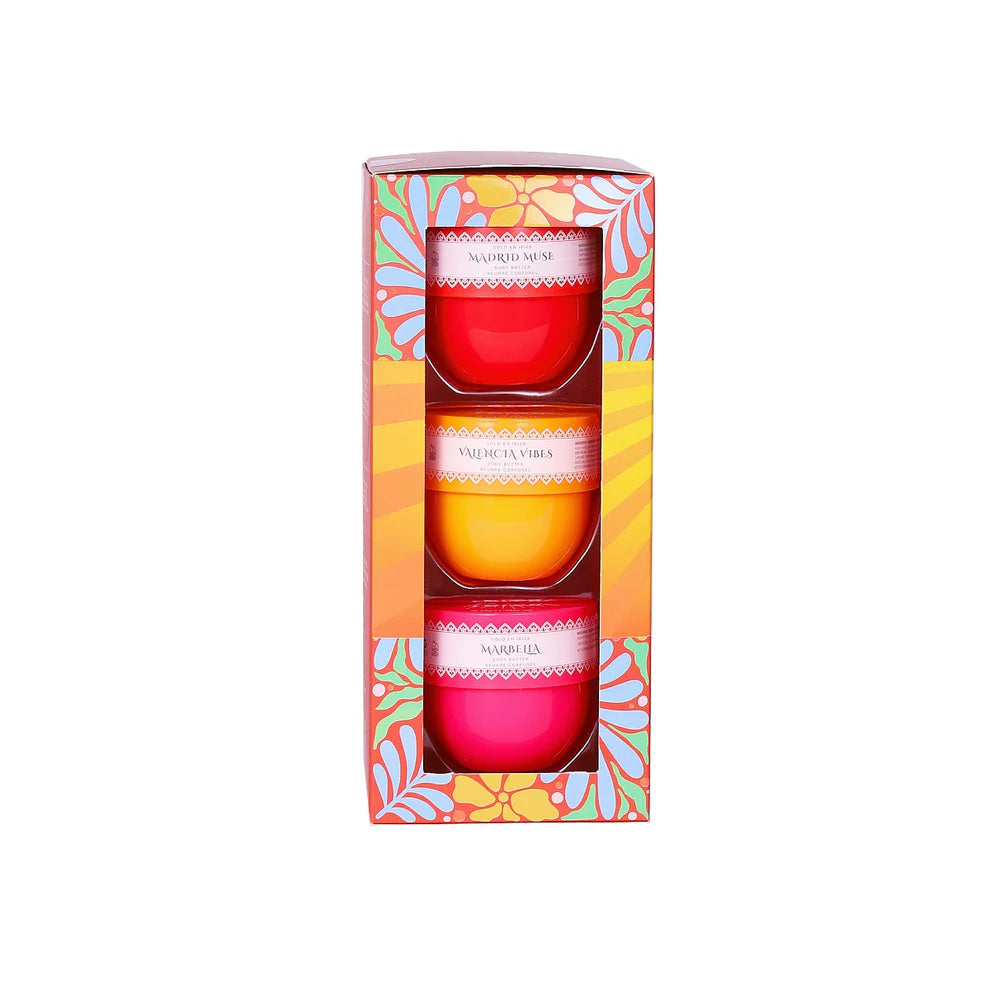SOLO EN IBIZA - 3pcs Body Butter 50g/1.76oz-Madrid Muse / Valencia Vibes / Marbella