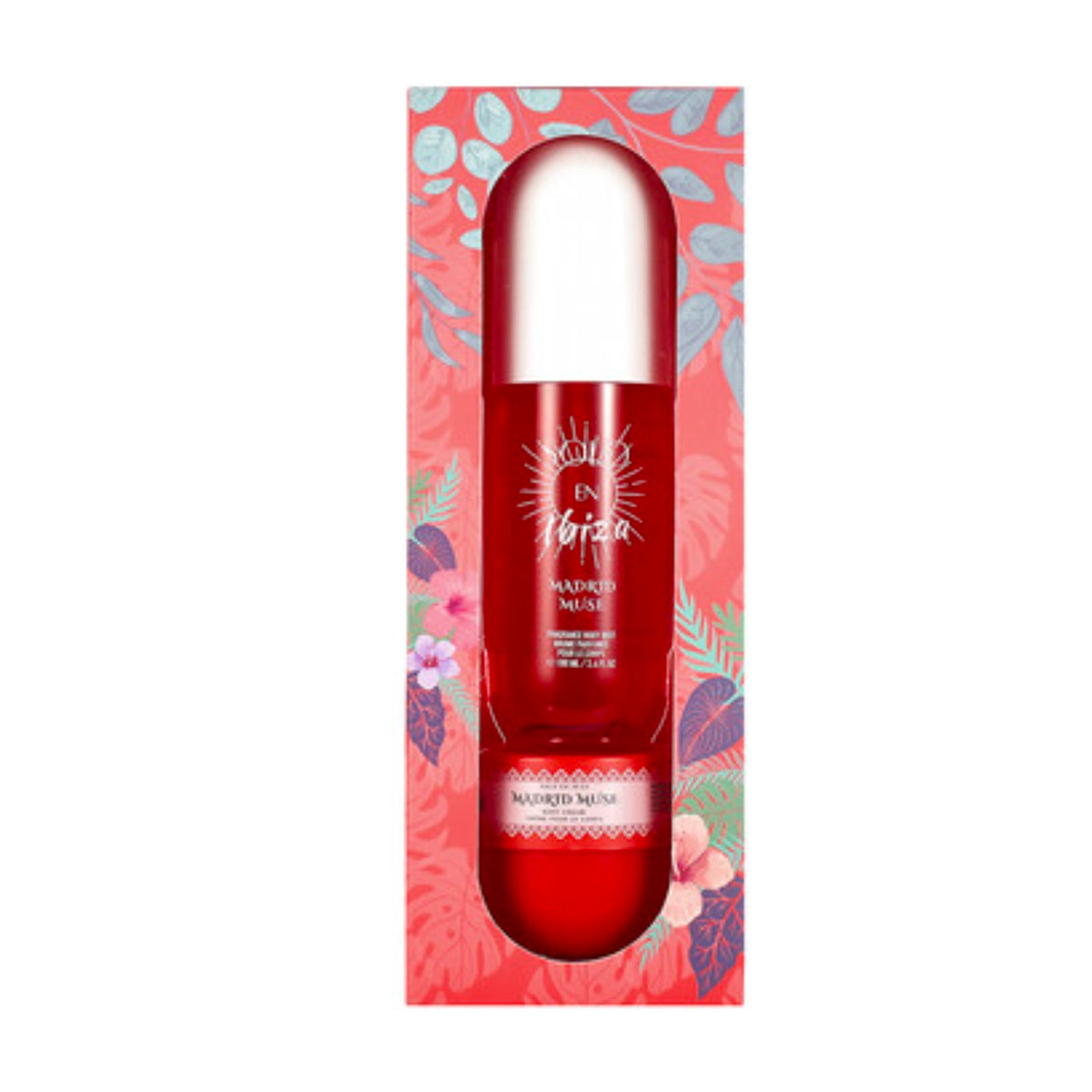 Solo En Ibiza Madrid Muse Women's 2-Piece Tropical Gift Set – Fragrance Body Mist (3.4 fl oz / 100ml) & Body Cream (1.76 fl oz / 50g)