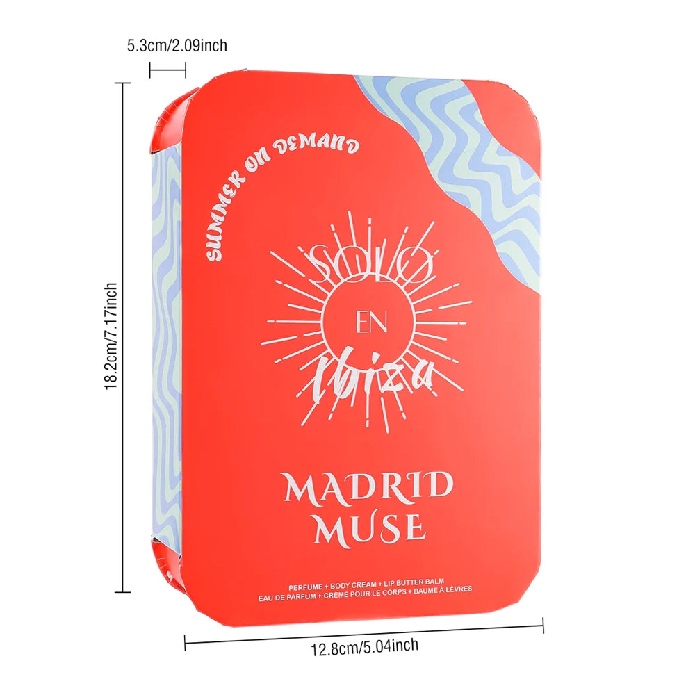 Solo En Ibiza – Madrid Muse Travel Gift Set | Luxury Fragrance & Body Care Trio