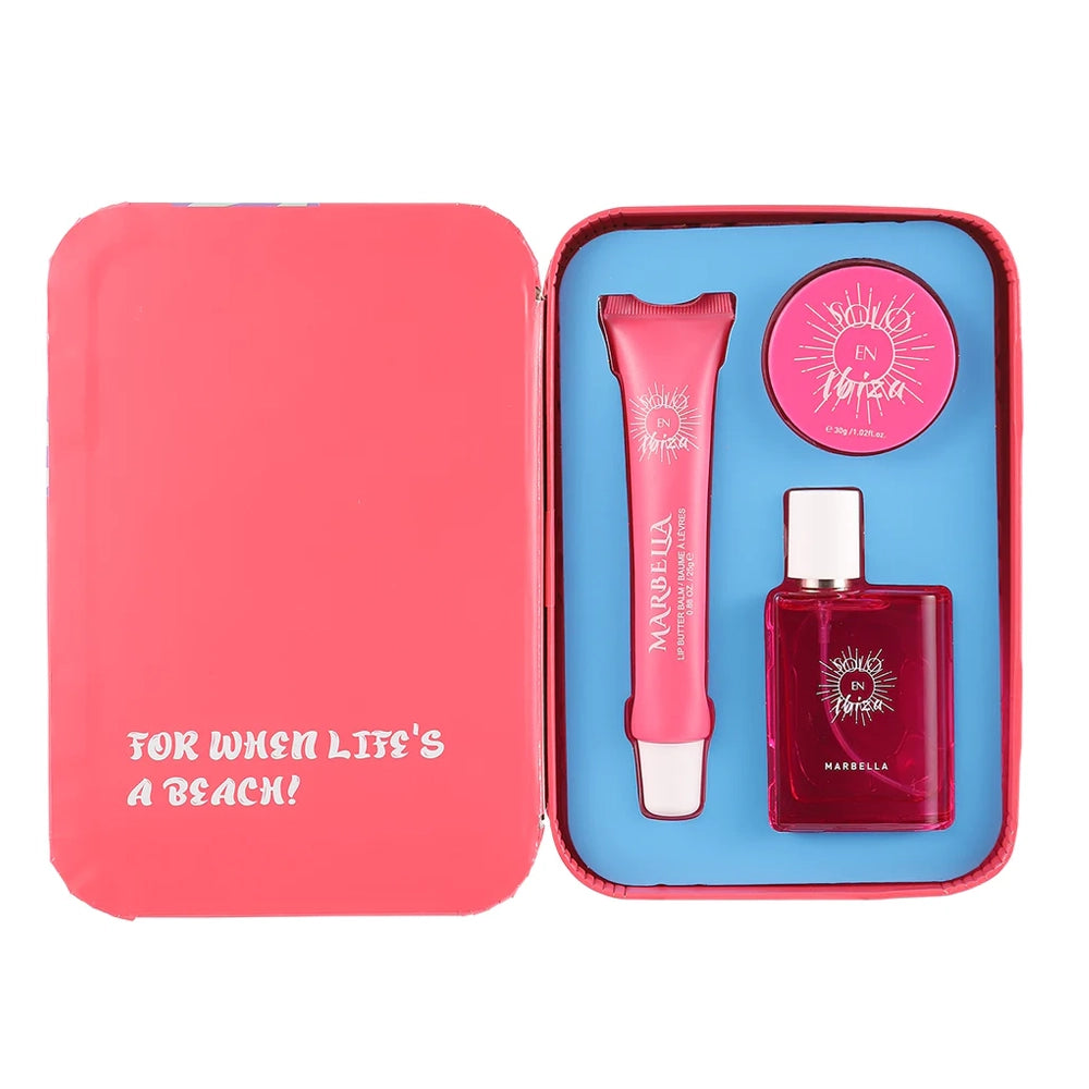 Solo En Ibiza – Marbella Travel Gift Set | Luxury Fragrance & Beauty Trio