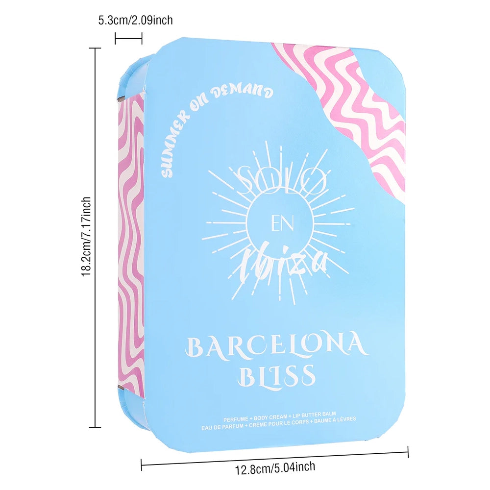 Solo en Ibiza - Barcelona Bliss 3-Piece Women’s Gift Set