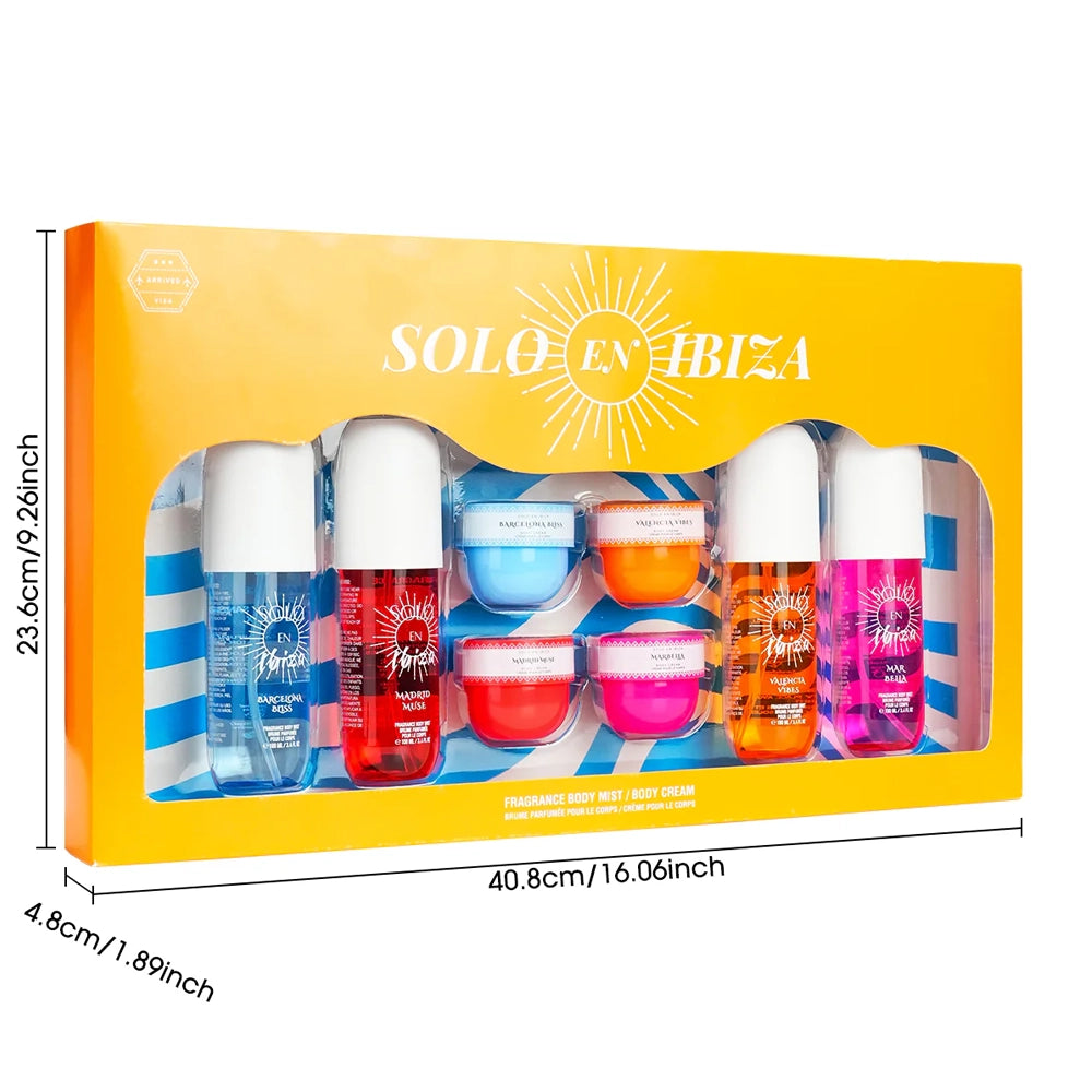 Solo en Ibiza - Fragrance Body Mist & Body Cream Gift Set
