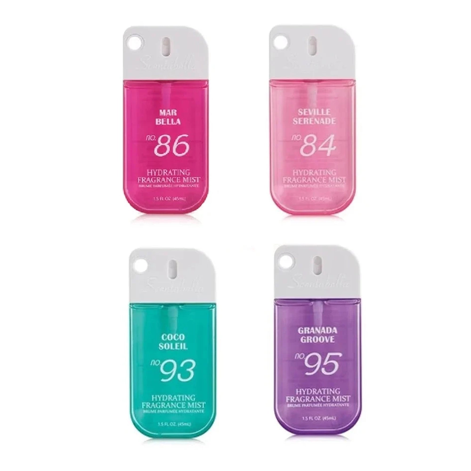 Scentabella Women’s Hydrating Fragrance Mist (1.5 oz / 45ml) – Travel-Size Body Spray