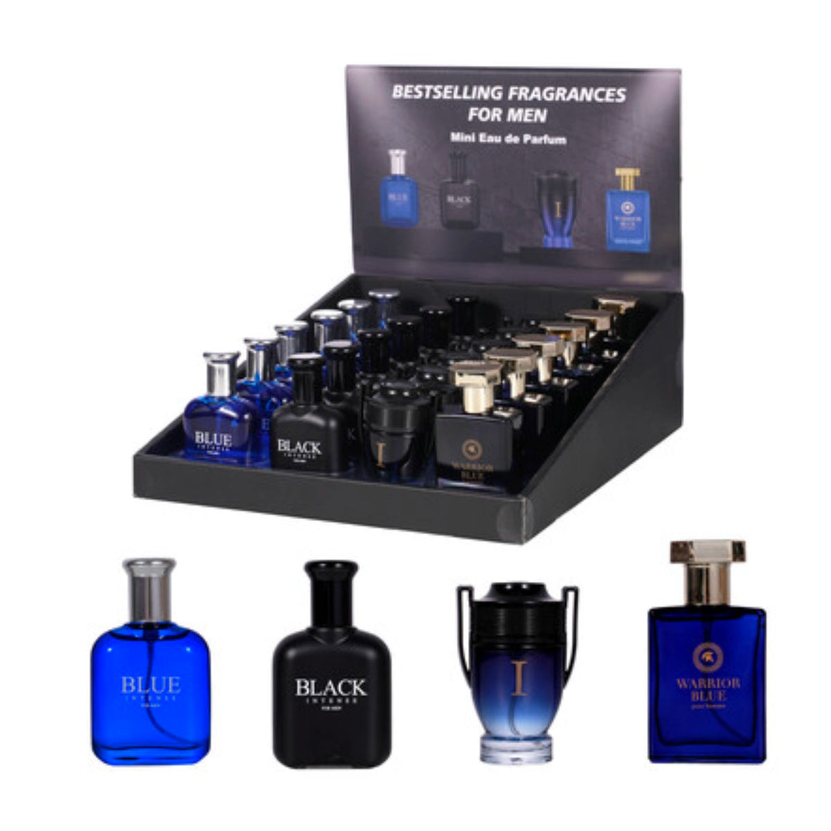 Bestselling Fragrances for Men Mini Eau de Parfum Display Set – 30ml / 1.0 fl oz Travel Colognes | Fragrance Dupe