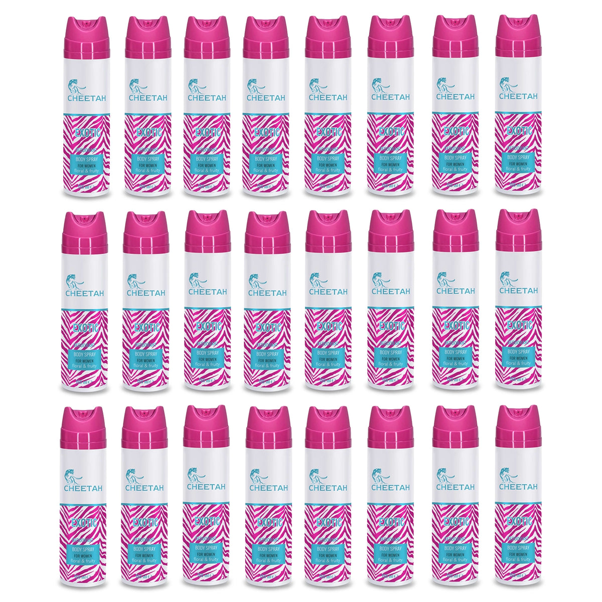 Cheetah Ladies Body Spray 150ml (5.07oz) – Exotic Deodorant Fragrance Mist for Women