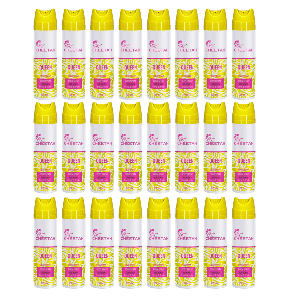 Cheetah Queen Deodorant Body Spray for Women – 150ml / 5.0 fl oz Floral & Fruity Fragrance Spray