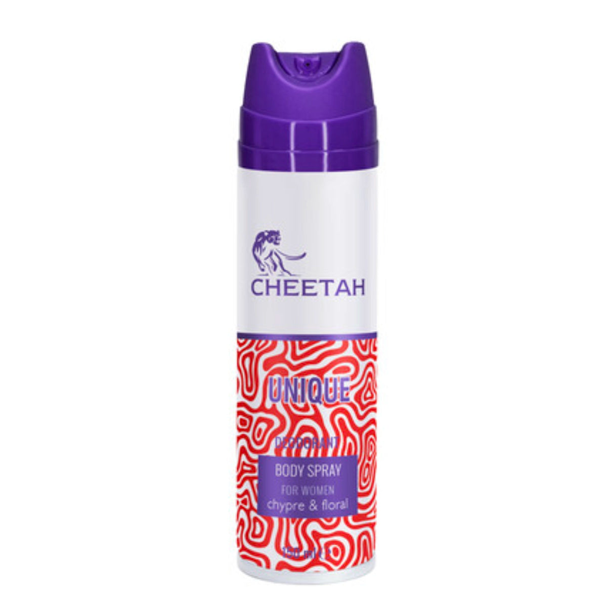 Cheetah Unique Deodorant Body Spray for Women – 150ml / 5.0 fl oz Chypre & Floral Fragrance Spray